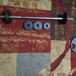 25lb Total Weight With Barbell Bar