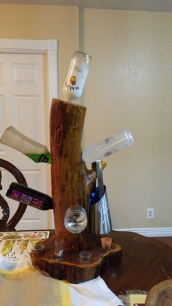 Wood wine rack