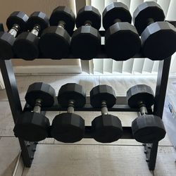 Hexagon Dumbbell Set 