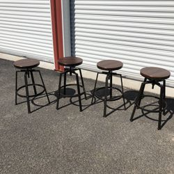 Bar Stools, Industrial Style 