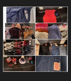 Polo, Levi, air max, Air Force ones, and a lot of other things