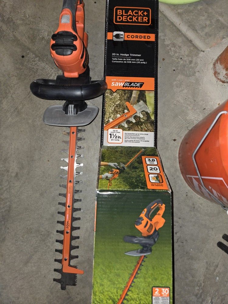 Black And Decker Hedge Trimmer