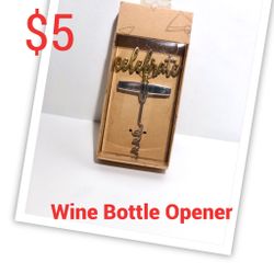 “Celebrate” wine bottle Opener (new)