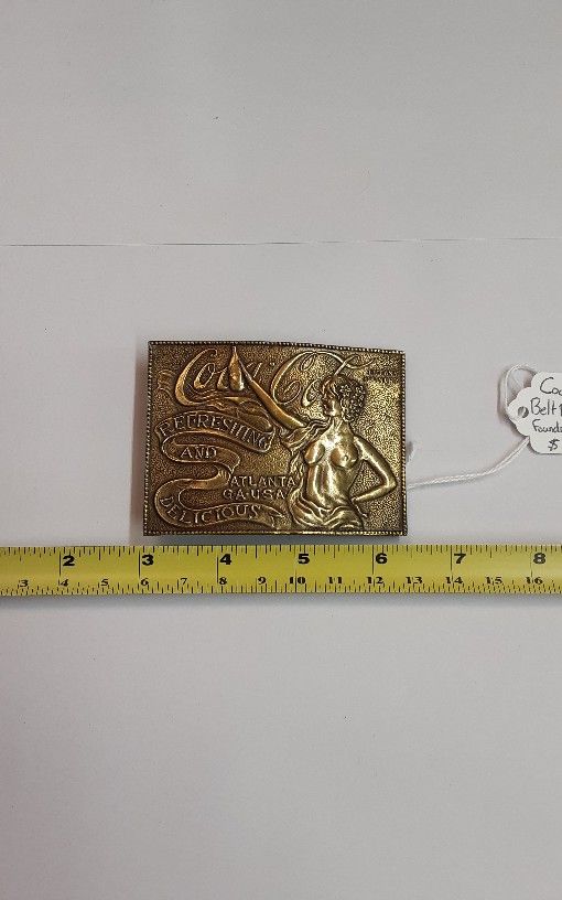 Coca Cola Belt Buckle Tiffany Foundry - Located in Shelton