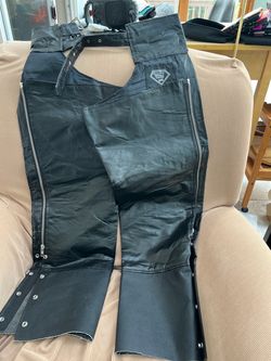 Men’s Leather motorcycle chaps