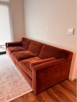 Crate & Barrel Raffiné 105” Sofa by Athena Calderone