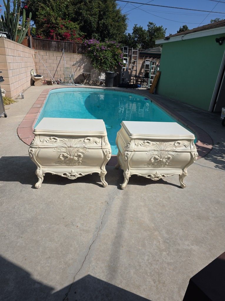 Vintage French Provincial Nightstands