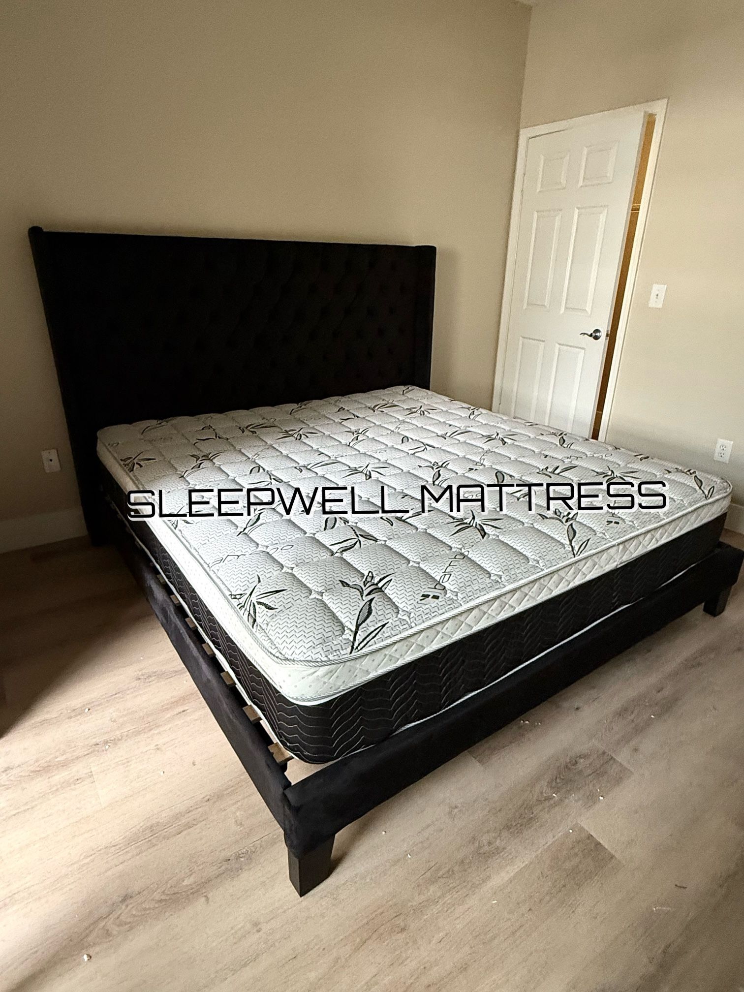 King Bed Frame With Mattress