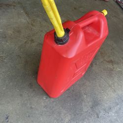 5 gallon gas container with flexible nozzle