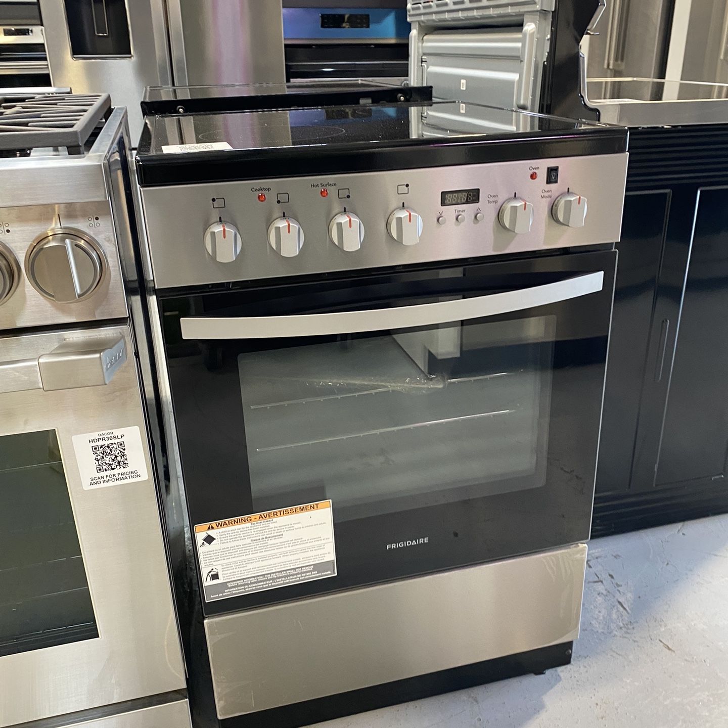 Stainless Steel 24” Freestanding Electric Range 