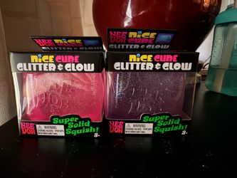 Needoh nice cube glitter and glow