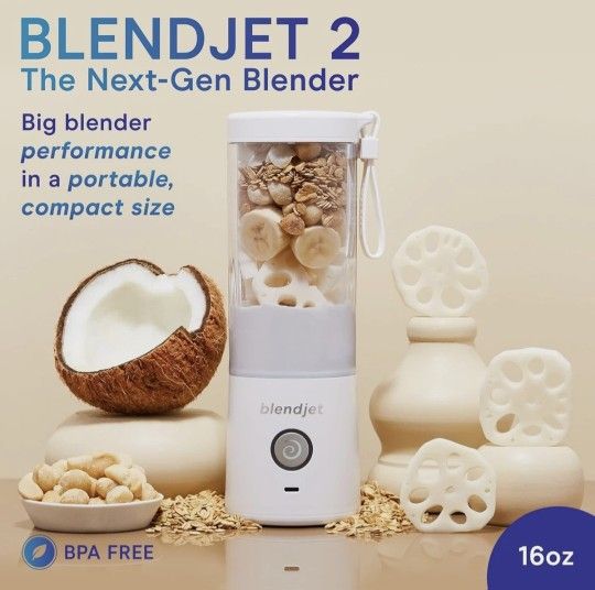 Blendjet Portable Blender (The Original) New White