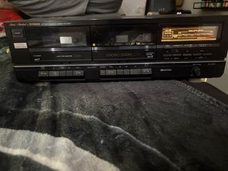 Nonworking Fisher studio standard double cassette deck