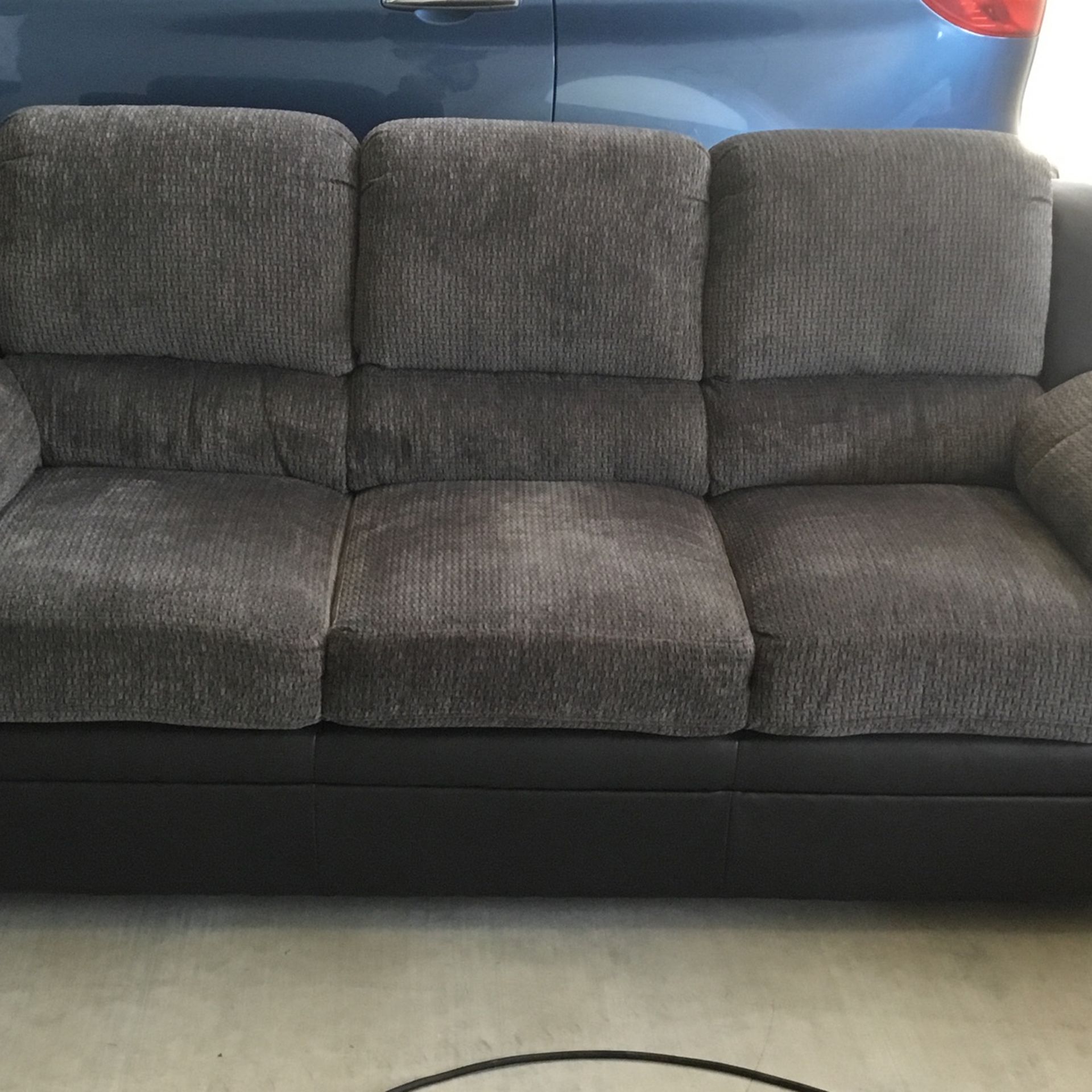 Just Like New Grey Sofa