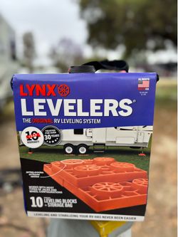 NEW- Lynx Levelers - RV leveling blocks travel trailer outdoor