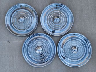 Original 1956 Oldsmobile 15" Hubcap Wheelcover Center Cap OEM Set of 4