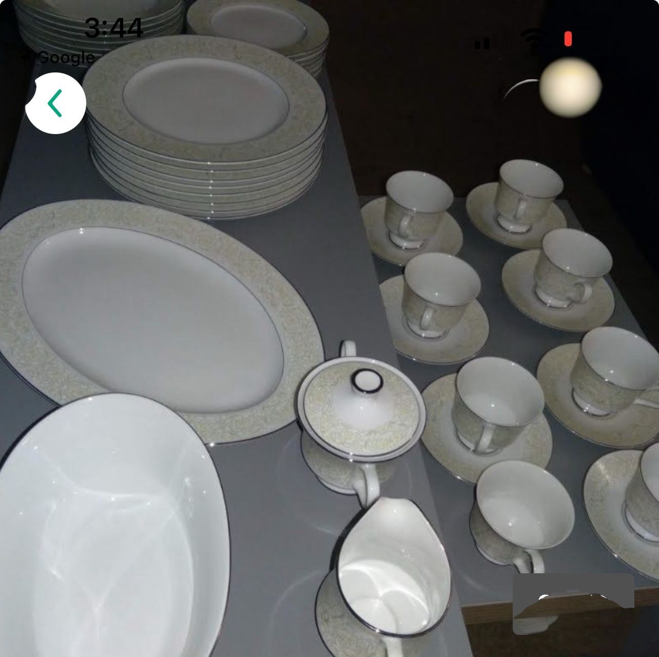 44 Pieces SANGO FINE CHINA 3765 Phoenicia Coffee Service