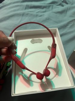 Shokz wireless headphones red