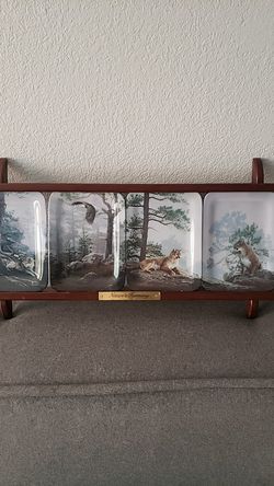 Plate set wall art Natures Harmony
