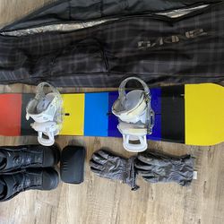 Burton Custom Snowboard Set