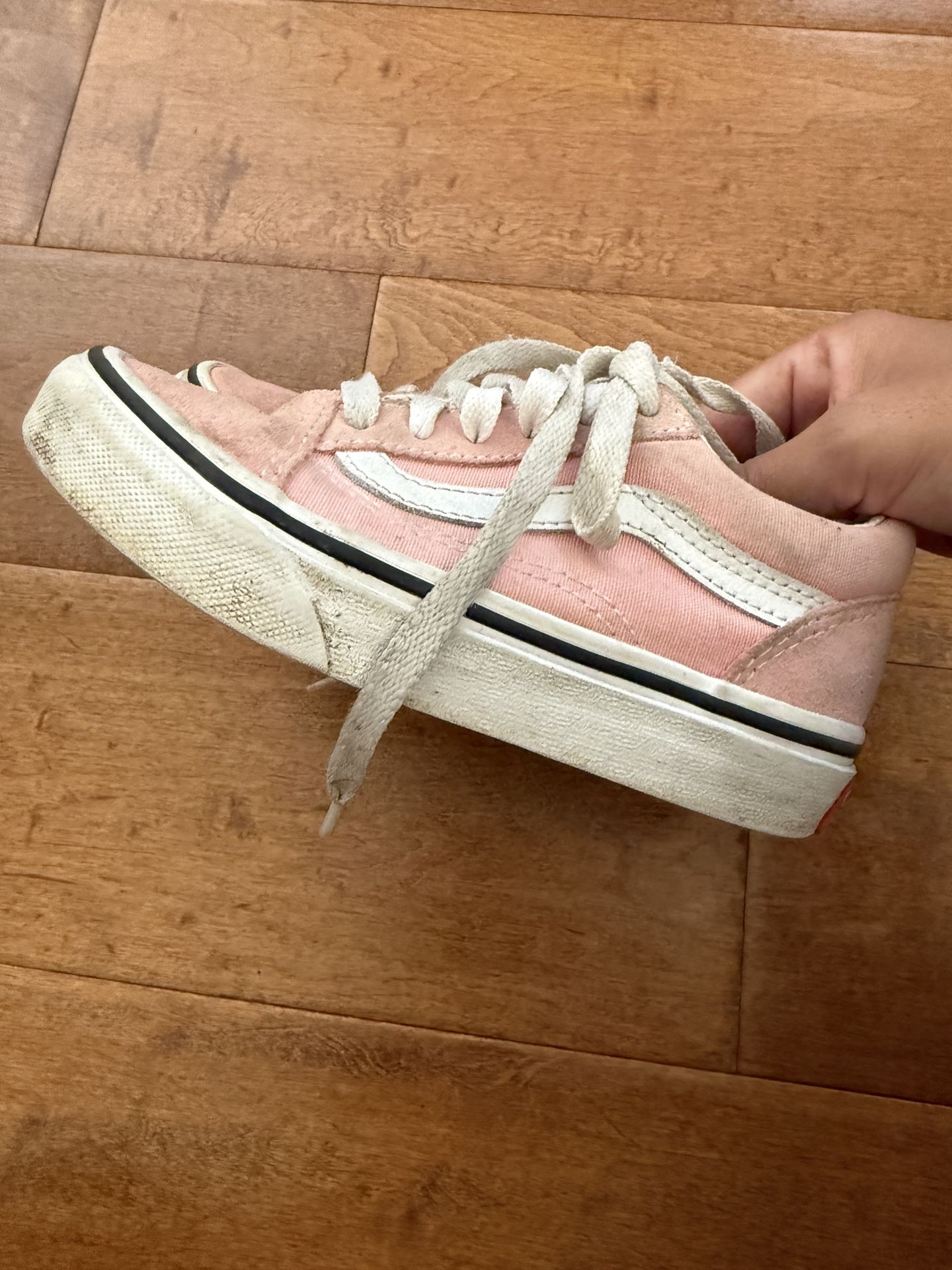 Vans Old Skool - girls pink size 11.5