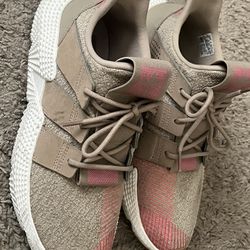 Adidas Originals Prophere Trace Khaki Pink Running Shoes 9.5