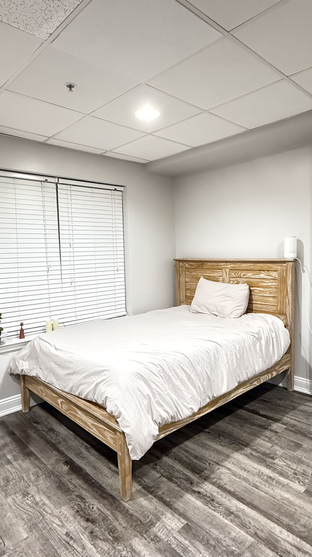 Full Side Bed Frame (Solid Wood)