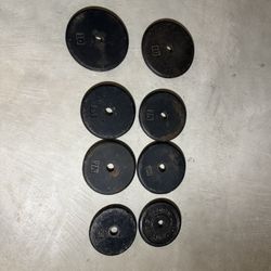 60LB of 1” Iron Weight Plates