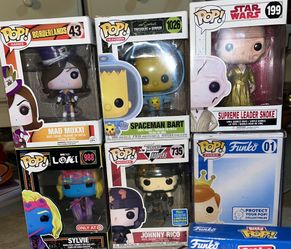 Funko Pops x6 NEW