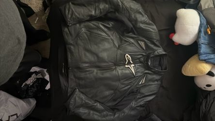 Alpinestars leather motorcycle jacket