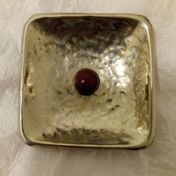 Hattie Carnegie Hand Made In Spain By J.TORRES  Aluminum  And Stone Sculpture 