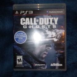 PlayStation 3 PS3 Call Of Duty Ghosts