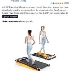 2-in-1 Walking Treadmill with Inc
