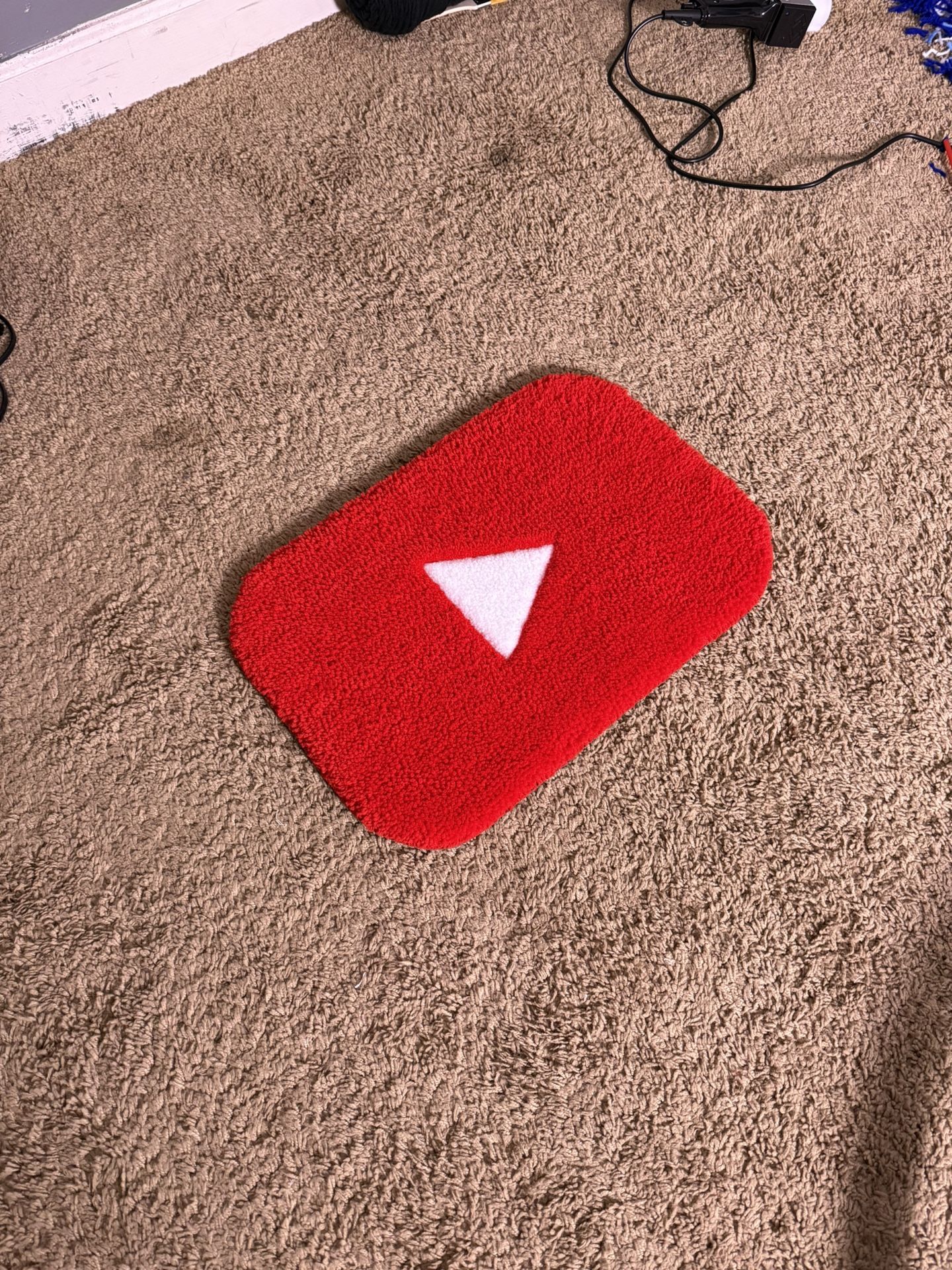 Youtube Button Rug