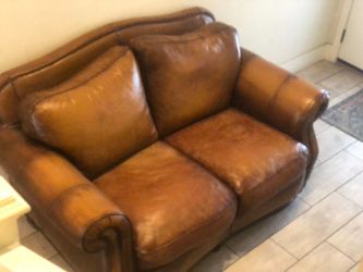 YOUR BEST OFFER!!!!! Sofa and love seat/ Expensive Leather set