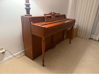 Wurlitzer upright wooden piano