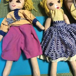 Antique Hand Made Dolls  Age 70yrs Old