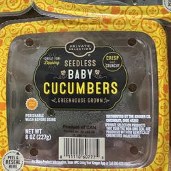 Free Baby Cucumbers in Flats
