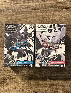 Pokémon Black Bolt & White Flare Booster Bundles