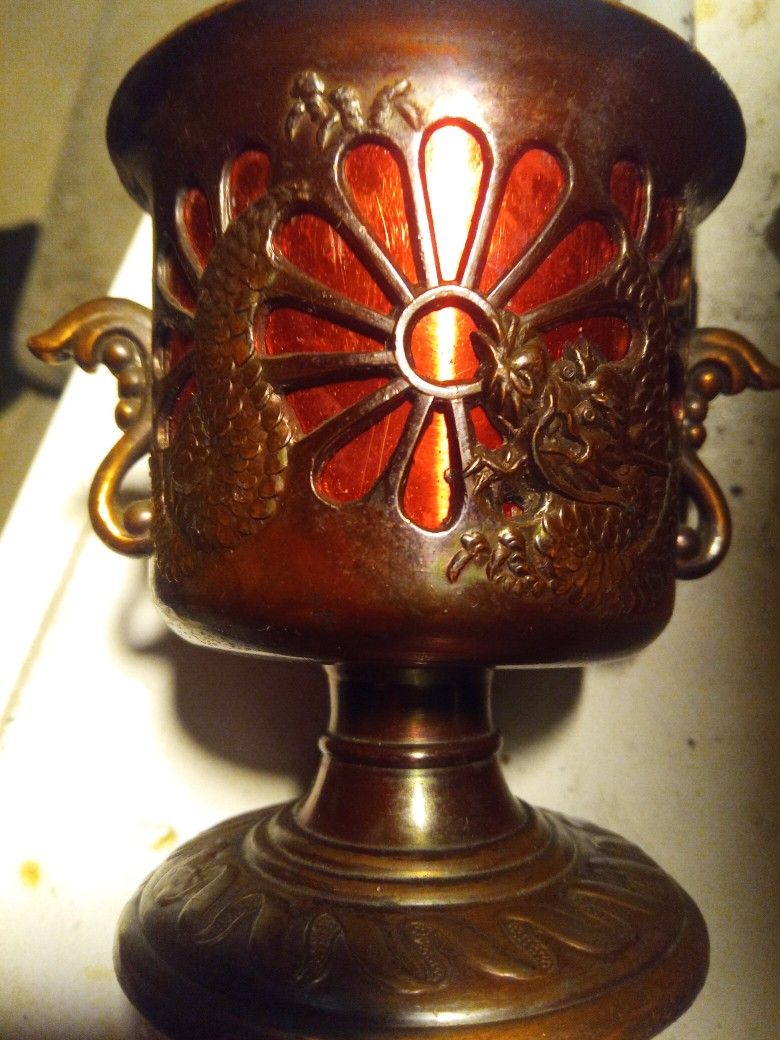 Copper Goblet Cup