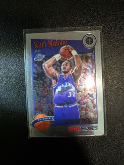 KARL MALONE JAZZ NBA HOOPS PANINI NBA SPORTS CARD!
