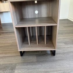 Mixed Material Record Listening Station Gray