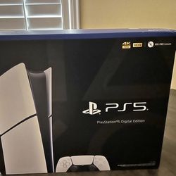 (NEW) Sony PlayStation5 Digital Edition (slim) - 1 TB SSD - CFI-2000