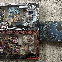Pokemon Mega Charizard X UPCs, Paldean Fates Premium Collection, Unova Heavy Hitters