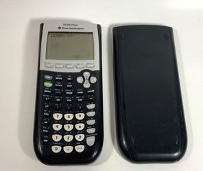 Texas Instruments TI-84 Plus Graphics Calculator + Black Back Case