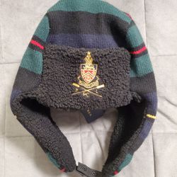 Polo Ralph Lauren sherpa lined trapper hat