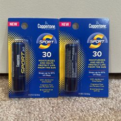Coppertone lip balm: 2 for $5