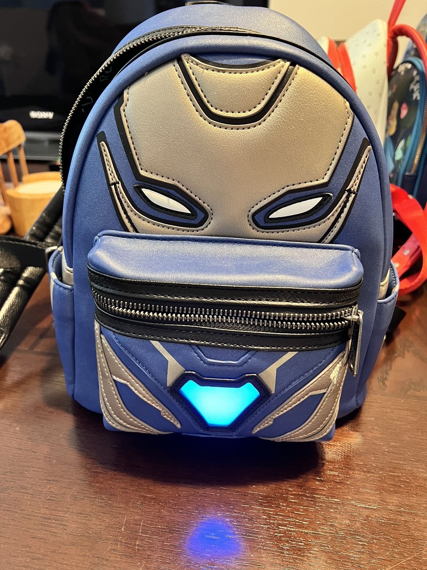 Light up Marvel Rescue Loungefly Backpack Iron Man