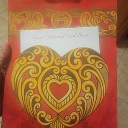 Valentine Gift Bags With Card Holder