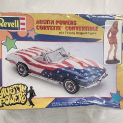Austin Powers Corvette Convertible Model Kit